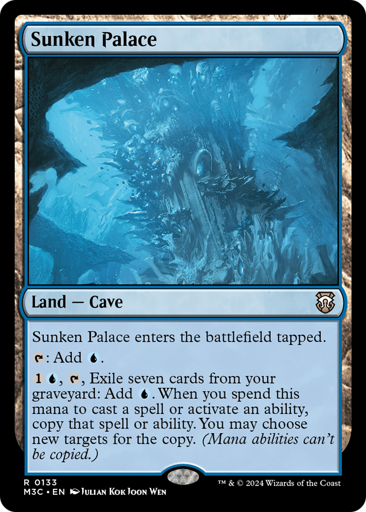 Sunken Palace (Extended Art) (Ripple Foil) [Modern Horizons 3 Commander] - Magic: The Gathering - Card Brawlers | Quebec | Canada |