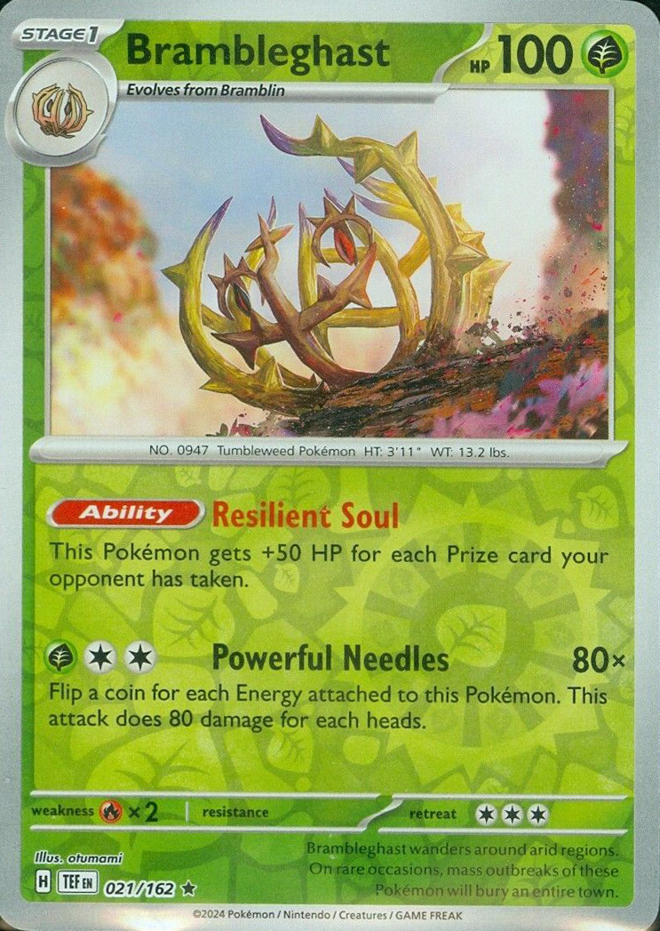 Brambleghast (021/162) [Scarlet & Violet: Temporal Forces] - Pokémon - Card Brawlers | Quebec | Canada |