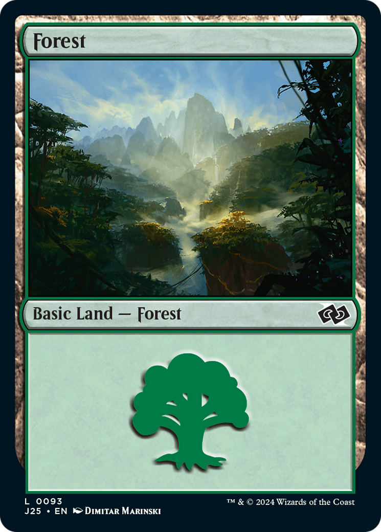 Forest (93) [Foundations Jumpstart] - Magic: The Gathering - Card Brawlers | Quebec | Canada |