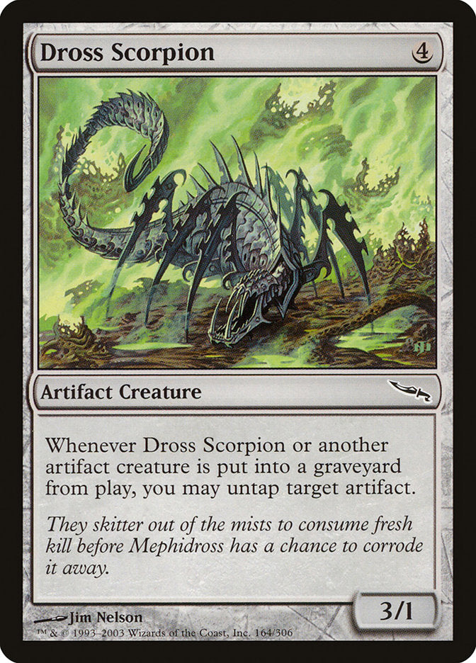 Dross Scorpion [Mirrodin] - Magic: The Gathering - Card Brawlers | Quebec | Canada |