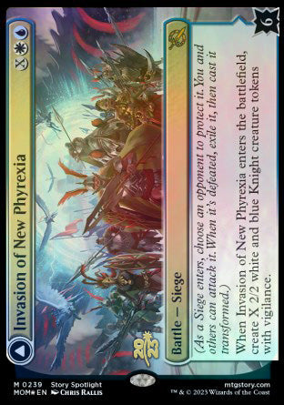 Invasion of New Phyrexia // Teferi Akosa of Zhalfir [March of the Machine Prerelease Promos] - Magic: The Gathering - Card Brawlers | Quebec | Canada |