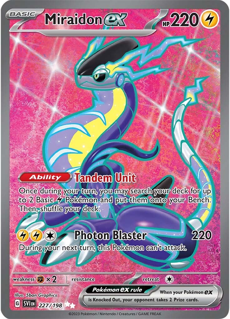 Miraidon ex (227/198) [Scarlet & Violet: Base Set] - Pokémon - Card Brawlers | Quebec | Canada |