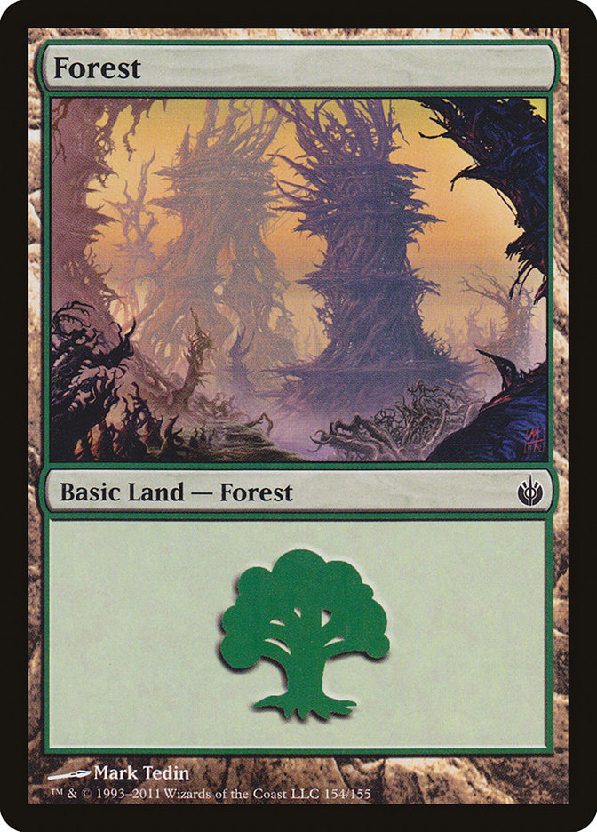 Forest (154) [Mirrodin Besieged] - Magic: The Gathering - Card Brawlers | Quebec | Canada |