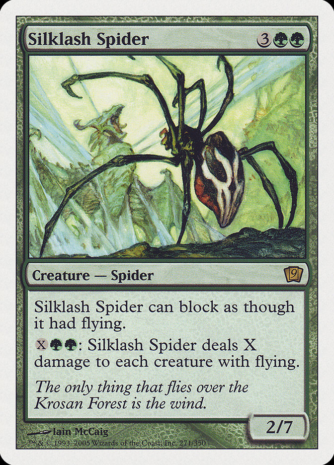 Silklash Spider [Ninth Edition] - Magic: The Gathering - Card Brawlers | Quebec | Canada |