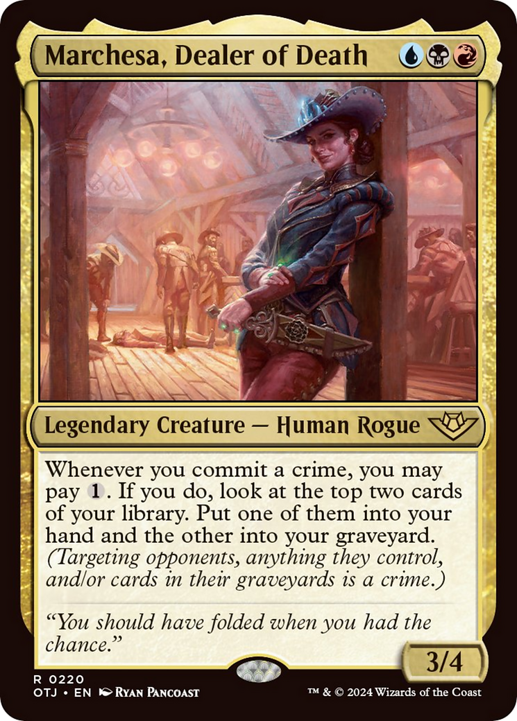 Marchesa, Dealer of Death [Outlaws of Thunder Junction] - Magic: The Gathering - Card Brawlers | Quebec | Canada |