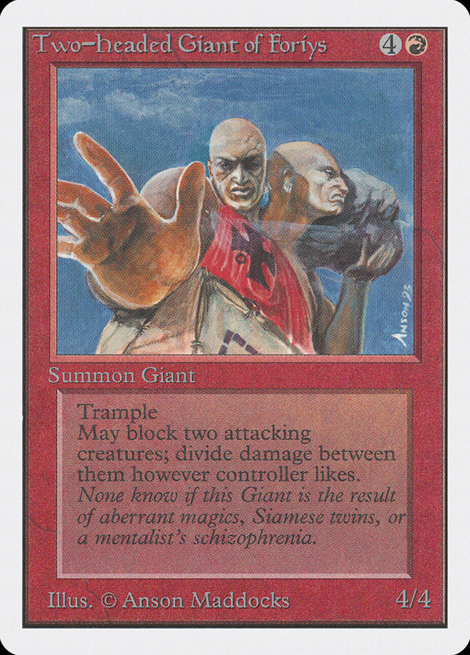Two-Headed Giant of Foriys [Unlimited Edition] - Magic: The Gathering - Card Brawlers | Quebec | Canada |