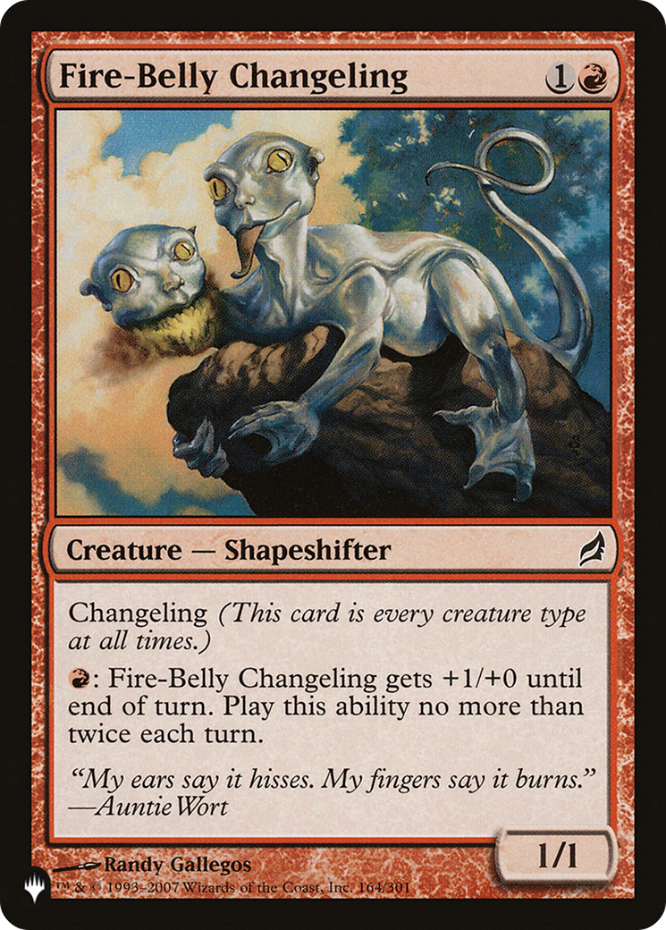 Fire-Belly Changeling [The List] - Magic: The Gathering - Card Brawlers | Quebec | Canada |