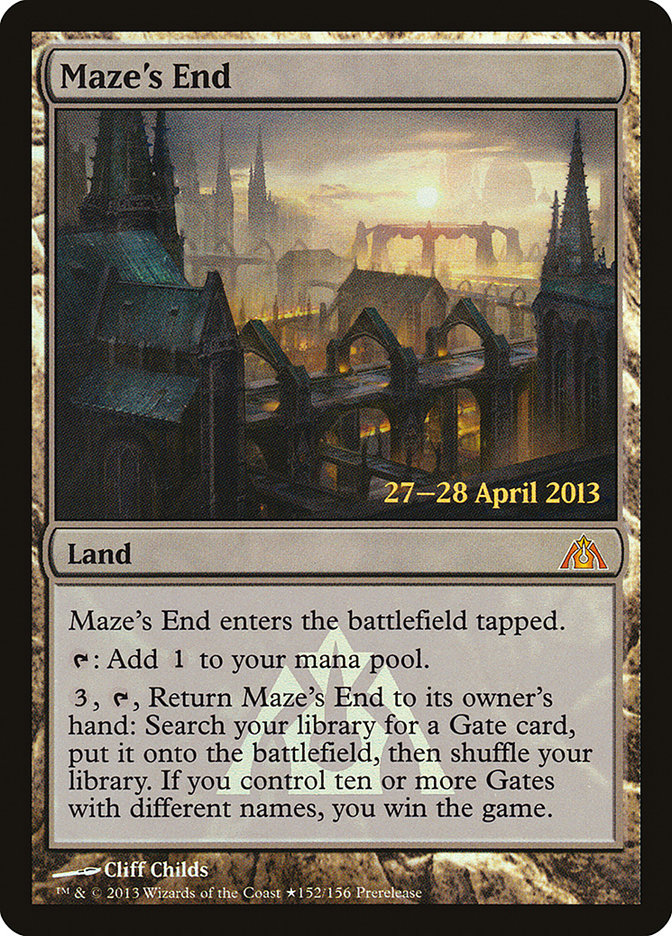 Maze's End [Dragon's Maze Prerelease Promos] - Magic: The Gathering - Card Brawlers | Quebec | Canada |