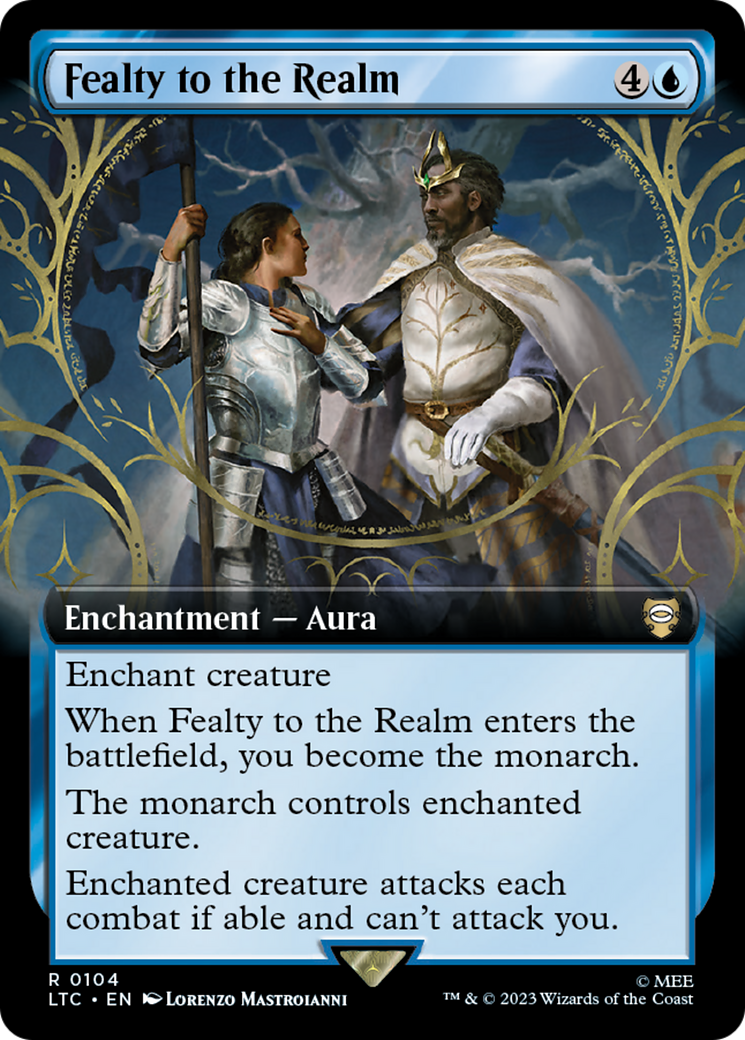 Fealty to the Realm (Extended Art) [The Lord of the Rings: Tales of Middle-Earth Commander] - Magic: The Gathering - Card Brawlers | Quebec | Canada |