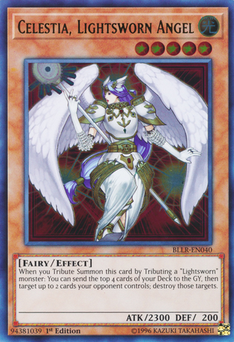 Celestia, Lightsworn Angel [BLLR-EN040] Ultra Rare - Yu-Gi-Oh! - Card Brawlers | Quebec | Canada |