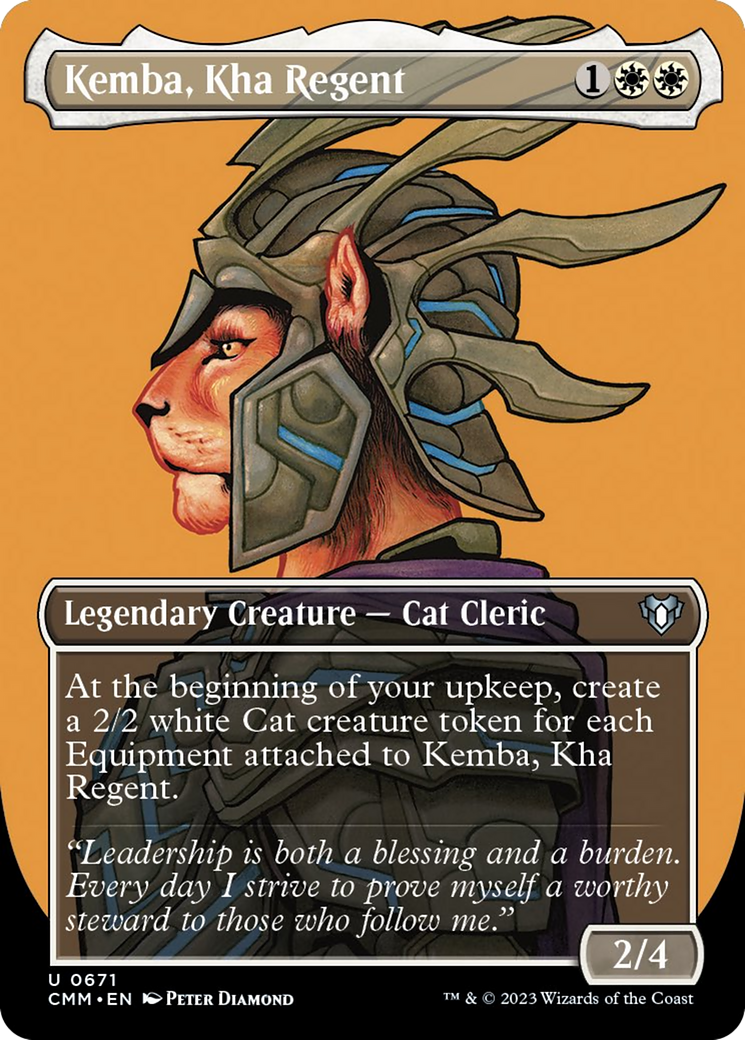 Kemba, Kha Regent (Borderless Profile) [Commander Masters] - Magic: The Gathering - Card Brawlers | Quebec | Canada |