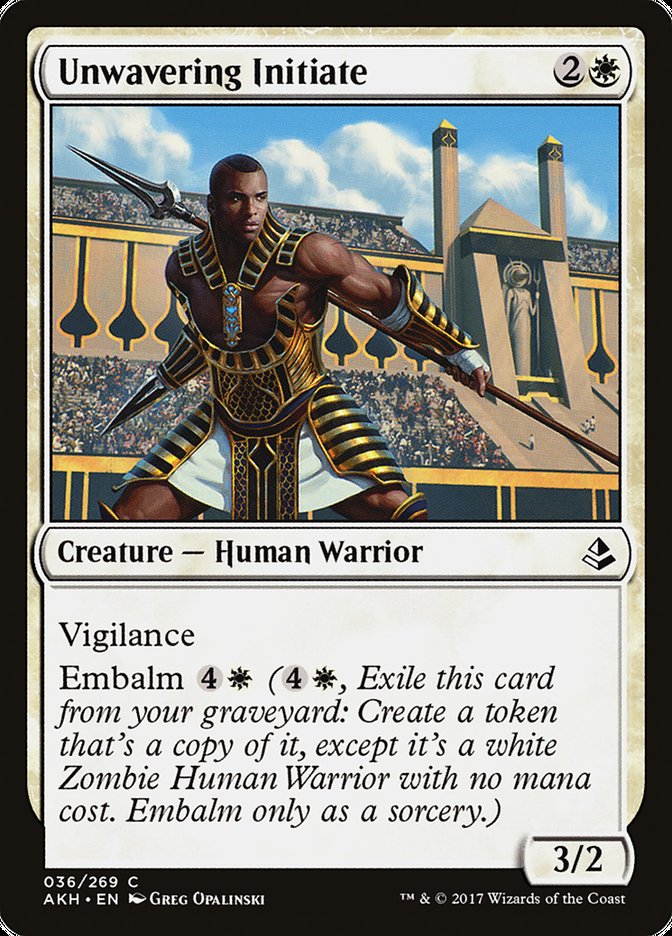 Unwavering Initiate [Amonkhet] - Magic: The Gathering - Card Brawlers | Quebec | Canada |
