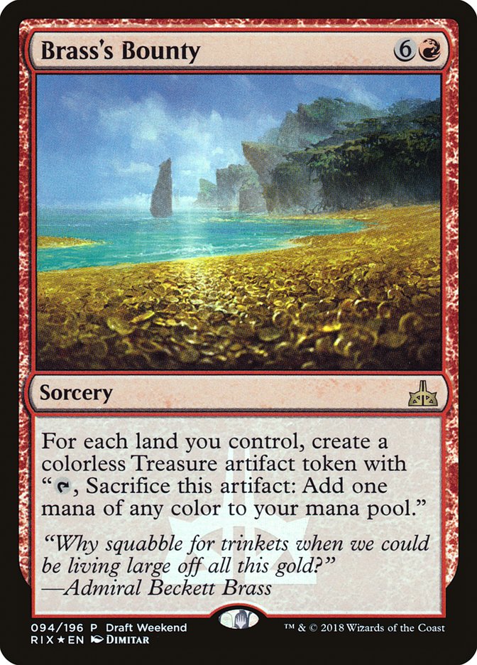 Brass's Bounty (Draft Weekend) [Rivals of Ixalan Promos] - Magic: The Gathering - Card Brawlers | Quebec | Canada |