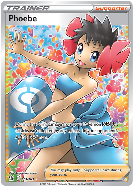 Phoebe (161/163) [Sword & Shield: Battle Styles] - Pokémon - Card Brawlers | Quebec | Canada |
