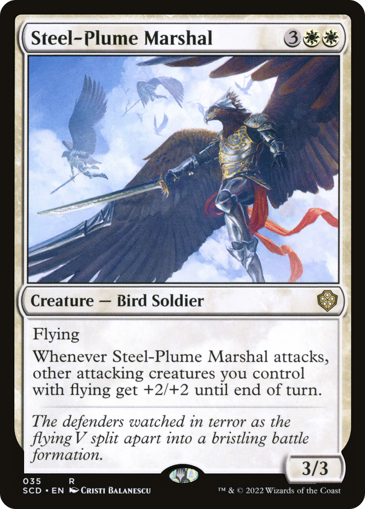 Steel-Plume Marshal [Starter Commander Decks] - Magic: The Gathering - Card Brawlers | Quebec | Canada |
