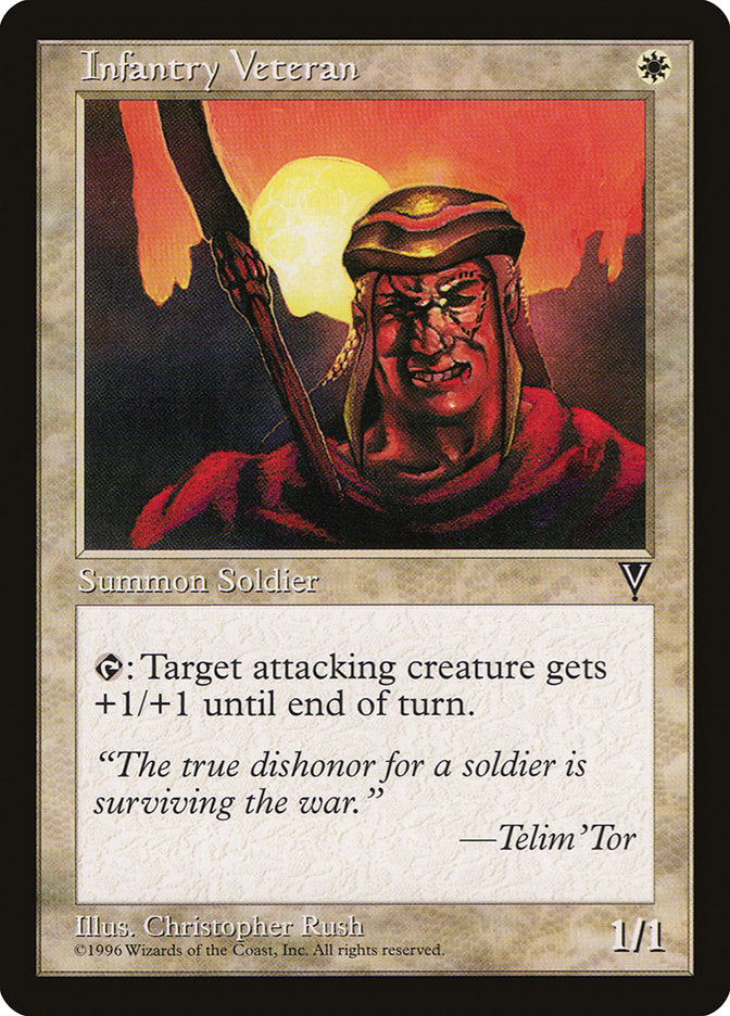 Infantry Veteran [Visions] - Magic: The Gathering - Card Brawlers | Quebec | Canada |