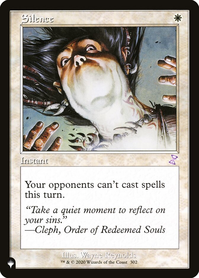 Silence [The List] - Magic: The Gathering - Card Brawlers | Quebec | Canada |