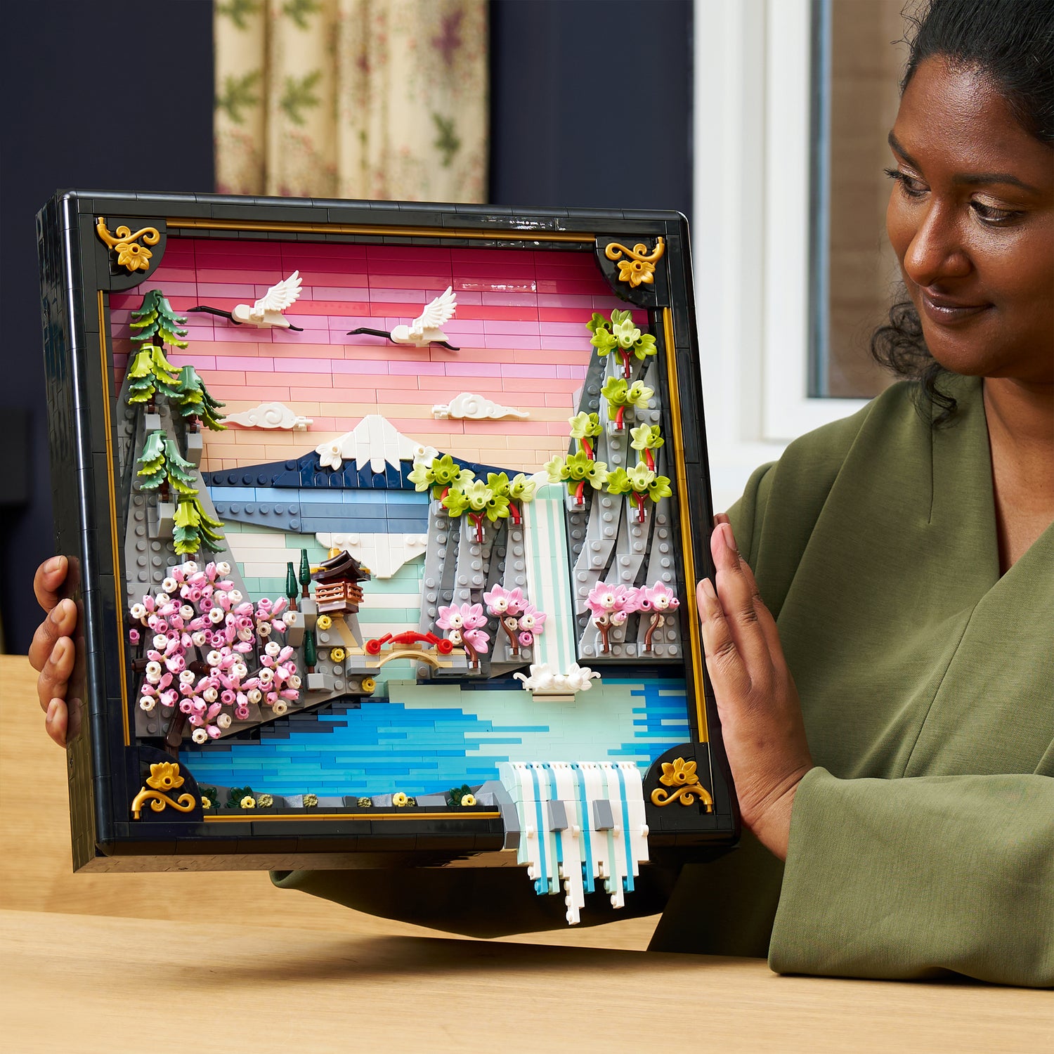 LEGO - Art - Japanese Cherry Blossom Landscape - 31218