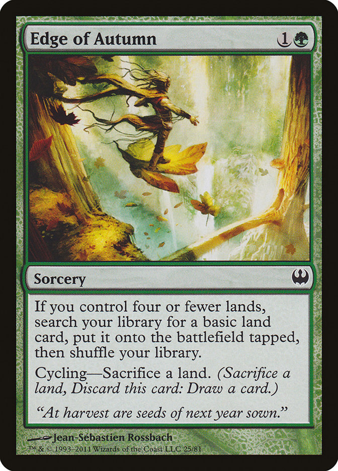 Edge of Autumn [Duel Decks: Knights vs. Dragons] - Magic: The Gathering - Card Brawlers | Quebec | Canada |