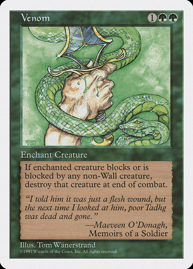 Venom [Fifth Edition] - Magic: The Gathering - Card Brawlers | Quebec | Canada |