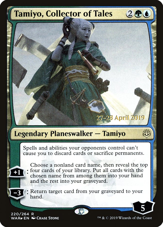 Tamiyo, Collector of Tales [War of the Spark Prerelease Promos] - Magic: The Gathering - Card Brawlers | Quebec | Canada |