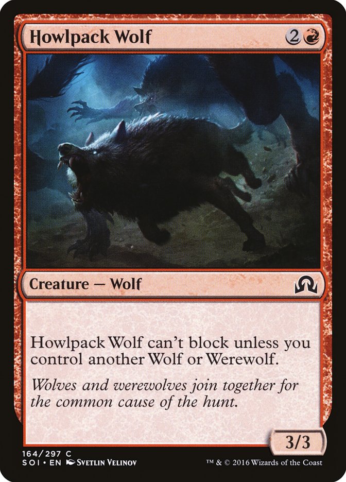 Howlpack Wolf [Shadows over Innistrad] - Magic: The Gathering - Card Brawlers | Quebec | Canada |