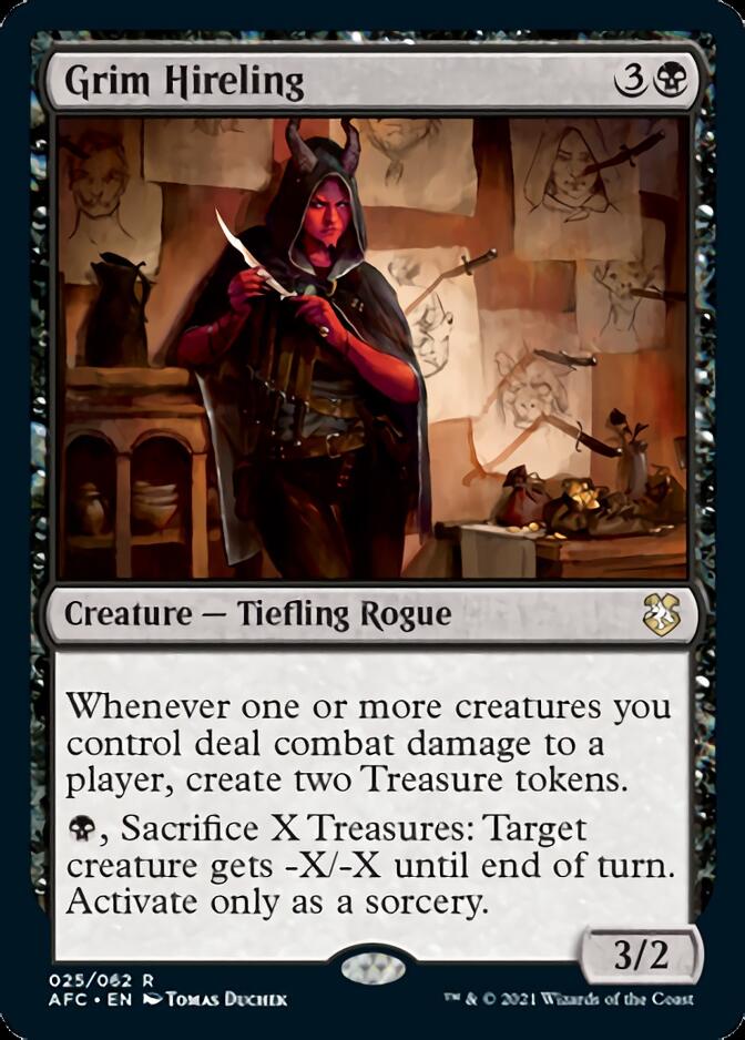 Grim Hireling [Dungeons & Dragons: Adventures in the Forgotten Realms Commander] - Magic: The Gathering - Card Brawlers | Quebec | Canada |
