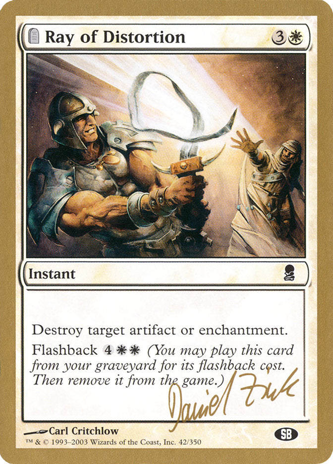 Ray of Distortion (Daniel Zink) (SB) [World Championship Decks 2003] - Magic: The Gathering - Card Brawlers | Quebec | Canada |