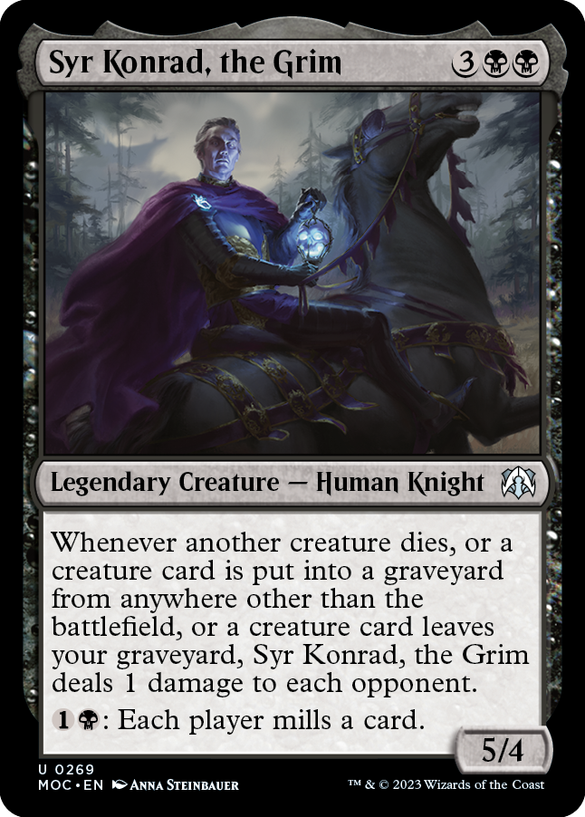 Syr Konrad, the Grim [March of the Machine Commander] - Magic: The Gathering - Card Brawlers | Quebec | Canada |
