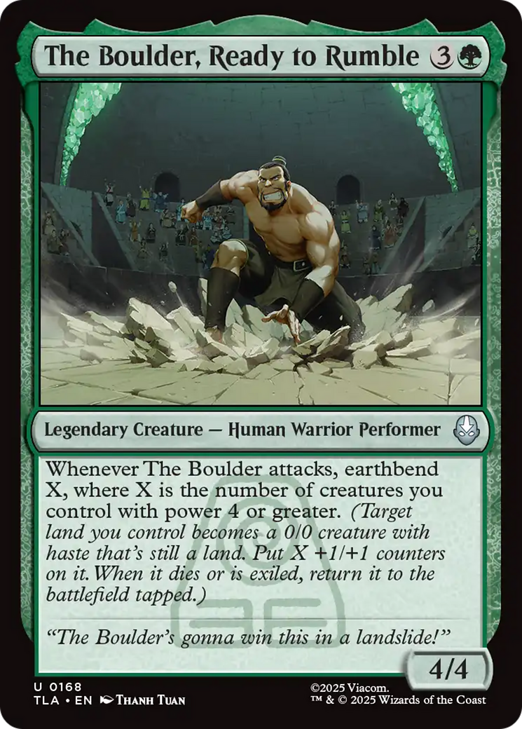 The Boulder, Ready to Rumble [Avatar: The Last Airbender] - Magic: The Gathering - Card Brawlers | Quebec | Canada |