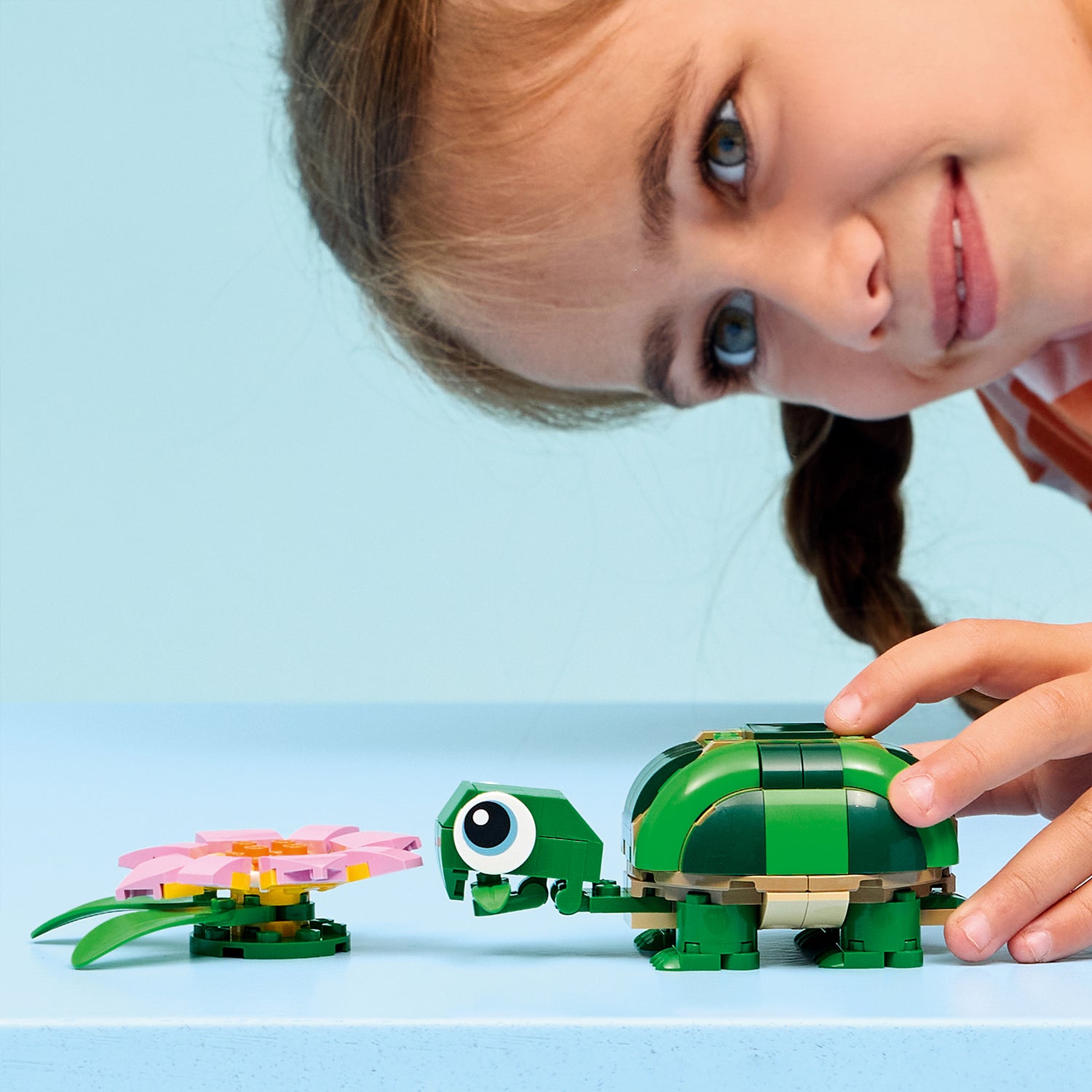 LEGO - Creator - 3 in 1 Turtle with a Water Lily Flower Toy - Building Kit - 31377