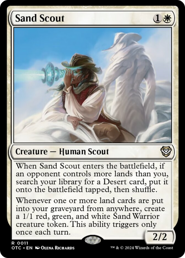 Sand Scout [Outlaws of Thunder Junction Commander] - Magic: The Gathering - Card Brawlers | Quebec | Canada |