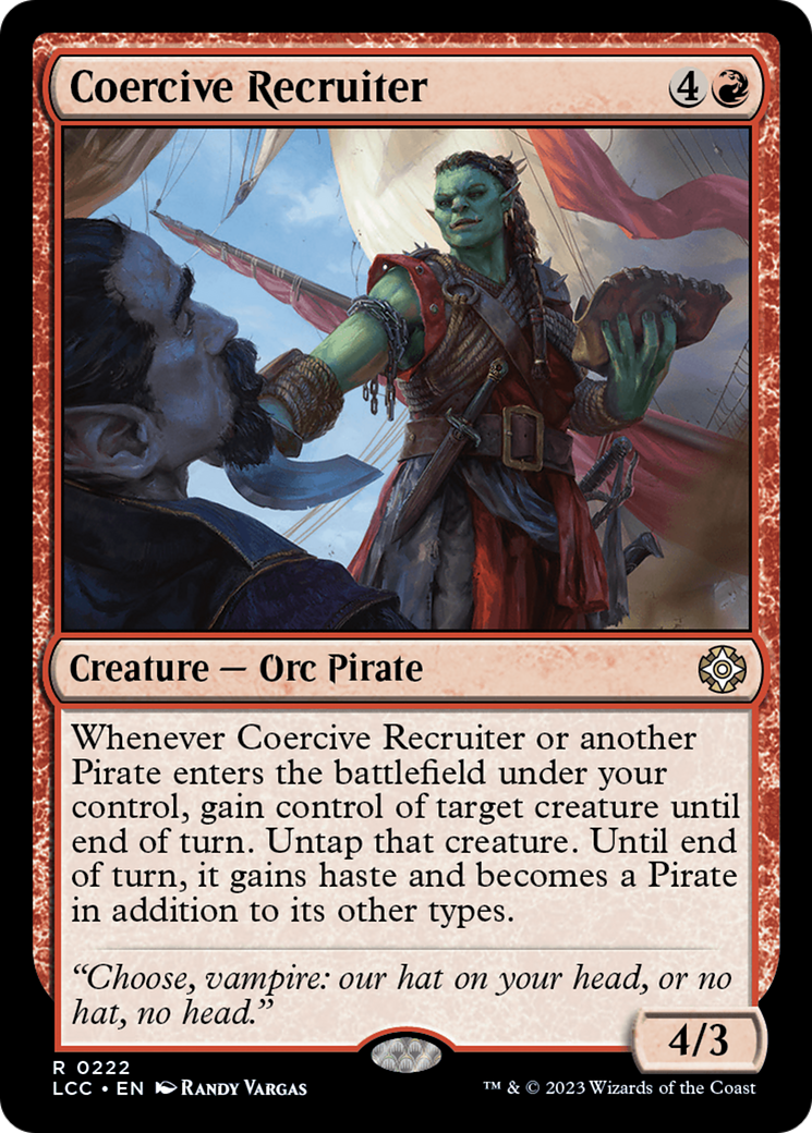 Coercive Recruiter [The Lost Caverns of Ixalan Commander] - Magic: The Gathering - Card Brawlers | Quebec | Canada |