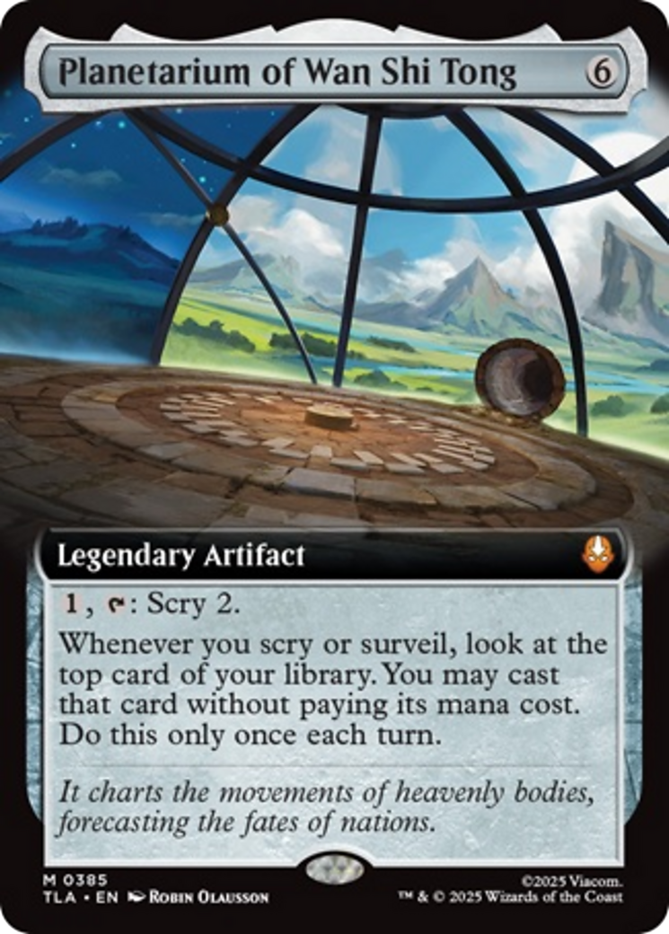Planetarium of Wan Shi Tong (Extended Art) [Avatar: The Last Airbender] - Magic: The Gathering - Card Brawlers | Quebec | Canada |