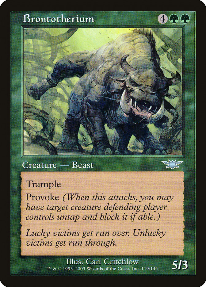 Brontotherium [Legions] - Magic: The Gathering - Card Brawlers | Quebec | Canada |