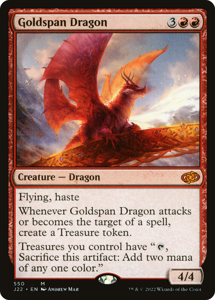 Goldspan Dragon [Jumpstart 2022] - Magic: The Gathering - Card Brawlers | Quebec | Canada |