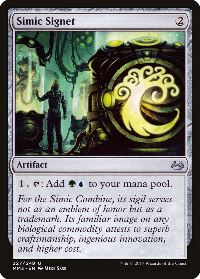 Simic Signet [Modern Masters 2017] - Magic: The Gathering - Card Brawlers | Quebec | Canada |