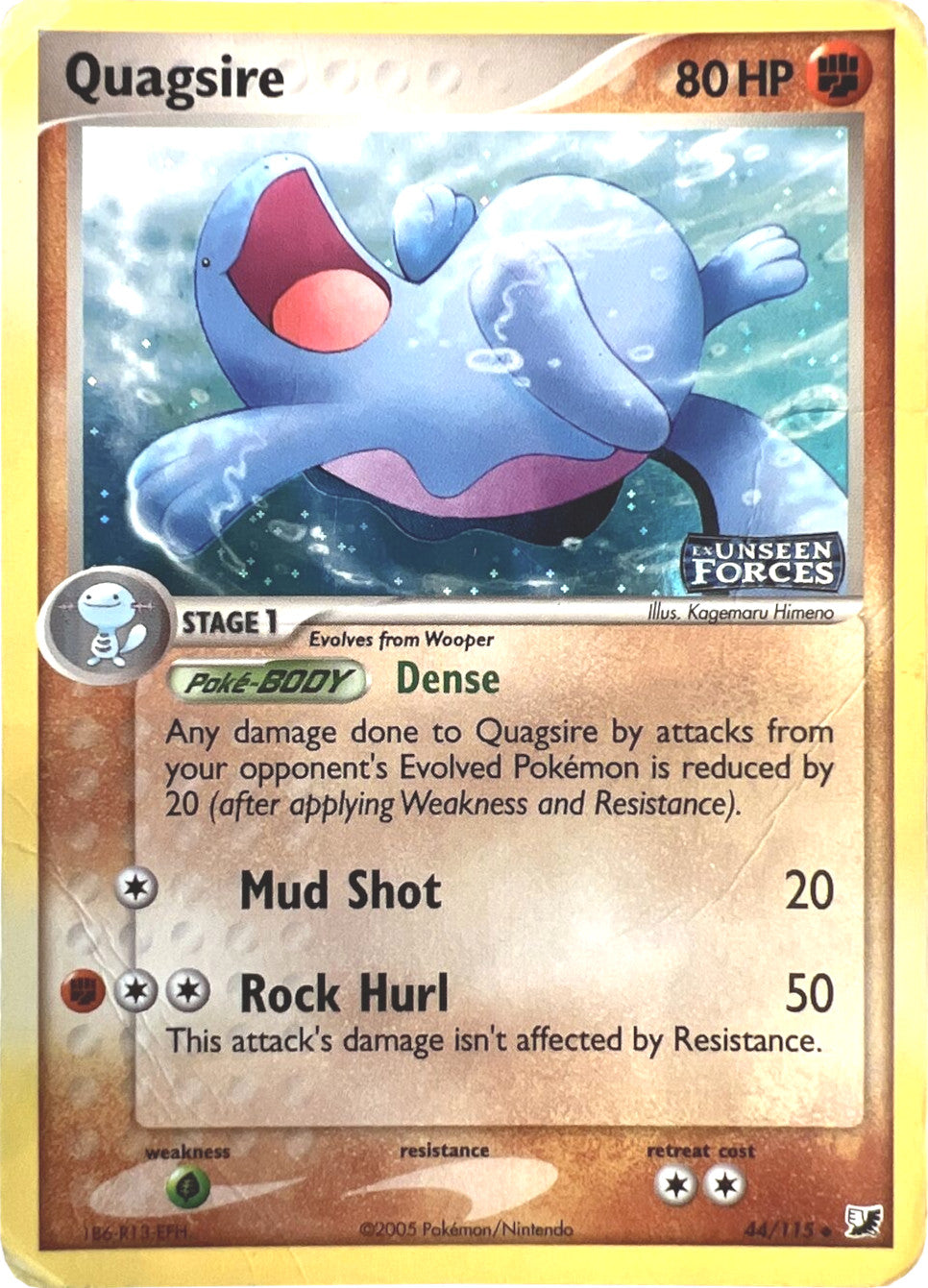 Quagsire (44/115) (Stamped) [EX: Unseen Forces] - Pokémon - Card Brawlers | Quebec | Canada |