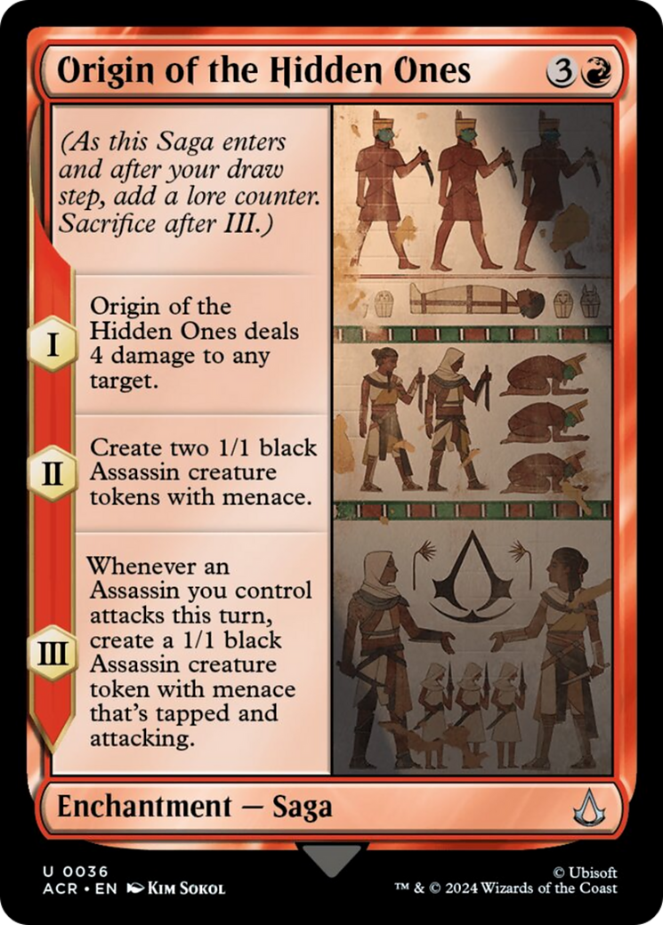 Origin of the Hidden Ones [Assassin's Creed] - Magic: The Gathering - Card Brawlers | Quebec | Canada |