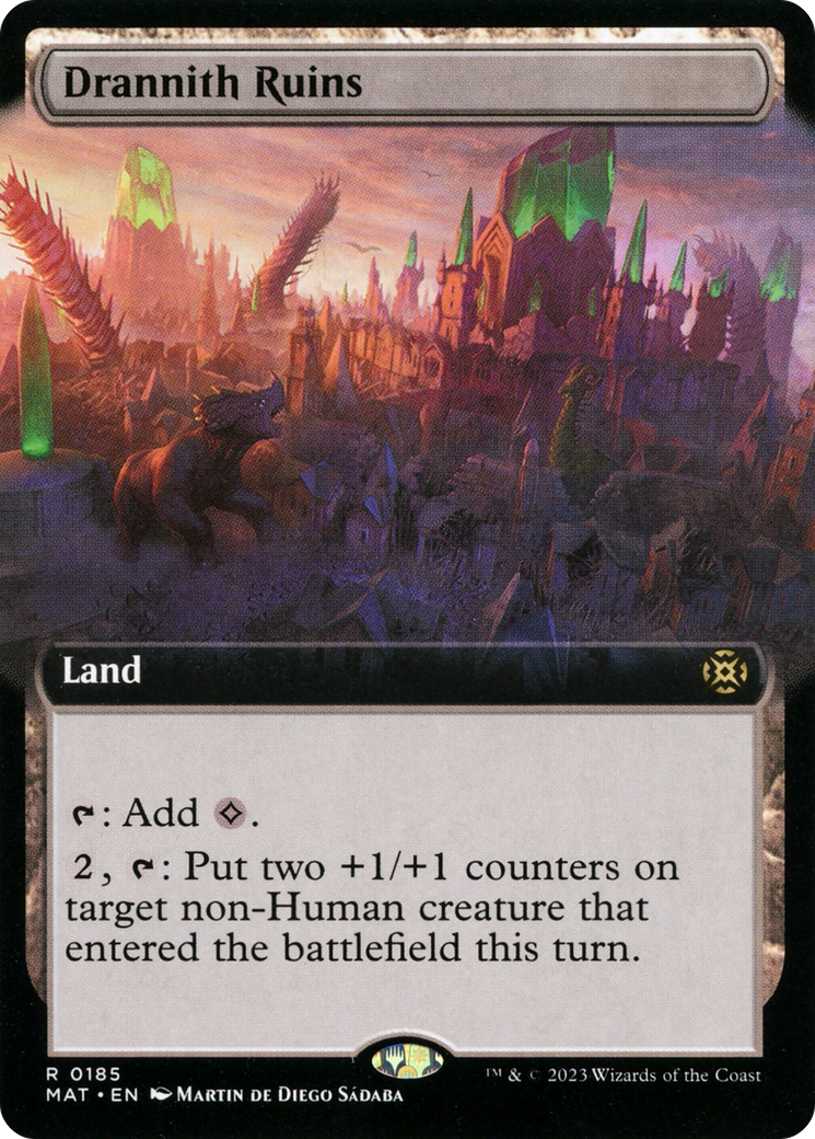 Drannith Ruins (Extended Art) [March of the Machine: The Aftermath] - Magic: The Gathering - Card Brawlers | Quebec | Canada |