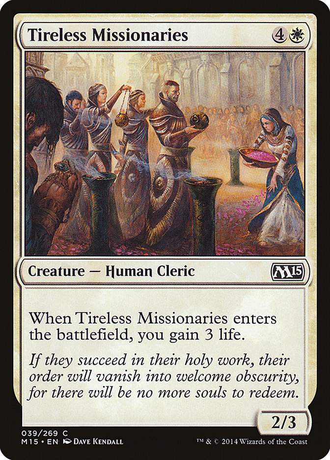 Tireless Missionaries [Magic 2015] - Magic: The Gathering - Card Brawlers | Quebec | Canada |