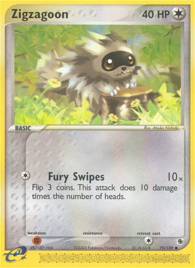 Zigzagoon (79/109) [EX: Ruby & Sapphire] - Pokémon - Card Brawlers | Quebec | Canada |
