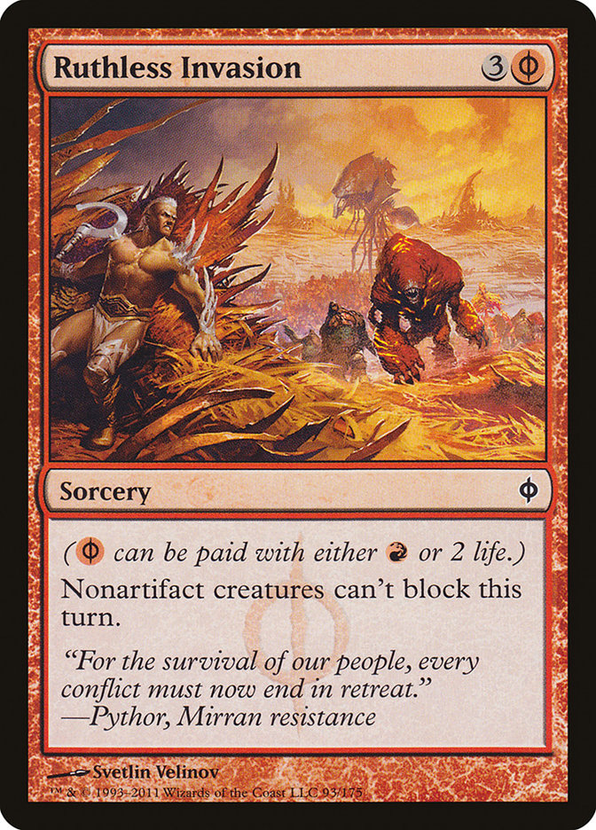 Ruthless Invasion [New Phyrexia] - Magic: The Gathering - Card Brawlers | Quebec | Canada |