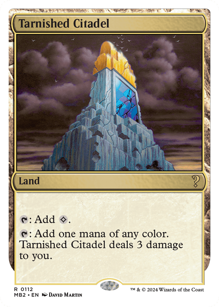 Tarnished Citadel (White Border) [Mystery Booster 2] - Magic: The Gathering - Card Brawlers | Quebec | Canada |