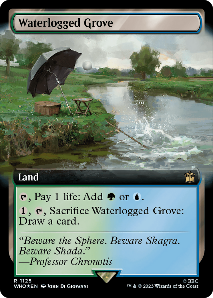 Waterlogged Grove (Extended Art) (Surge Foil) [Doctor Who] - Magic: The Gathering - Card Brawlers | Quebec | Canada |