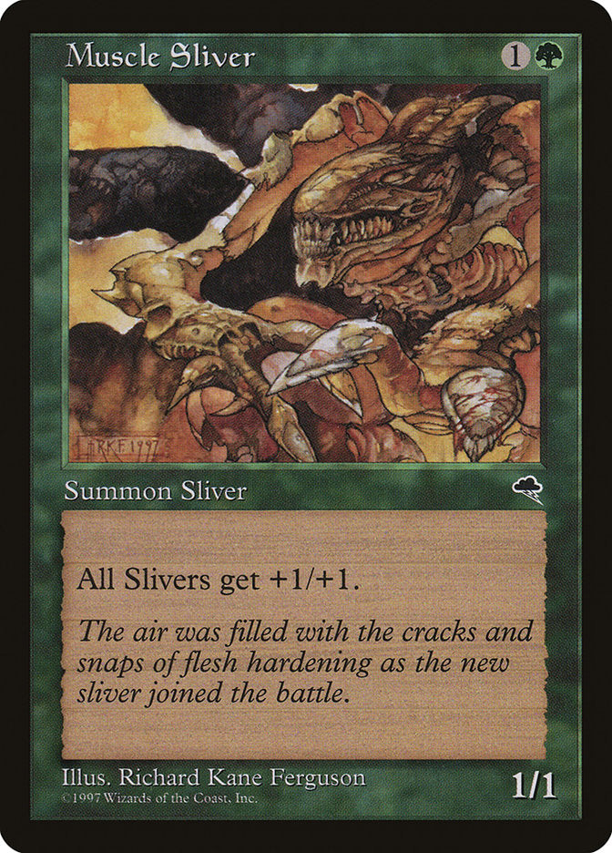 Muscle Sliver [Tempest] - Magic: The Gathering - Card Brawlers | Quebec | Canada |