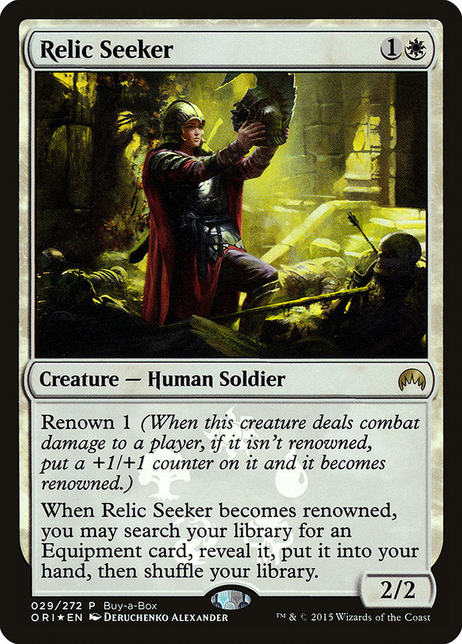 Relic Seeker (Buy-A-Box) [Magic Origins Promos] - Magic: The Gathering - Card Brawlers | Quebec | Canada |