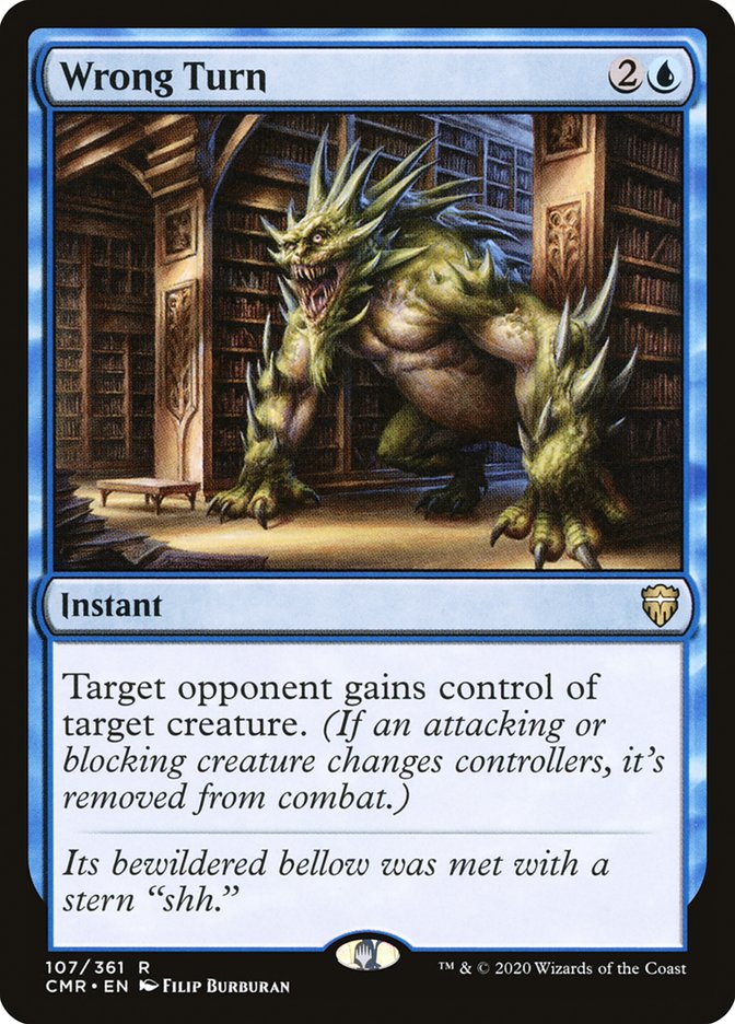 Wrong Turn [Commander Legends] - Magic: The Gathering - Card Brawlers | Quebec | Canada |