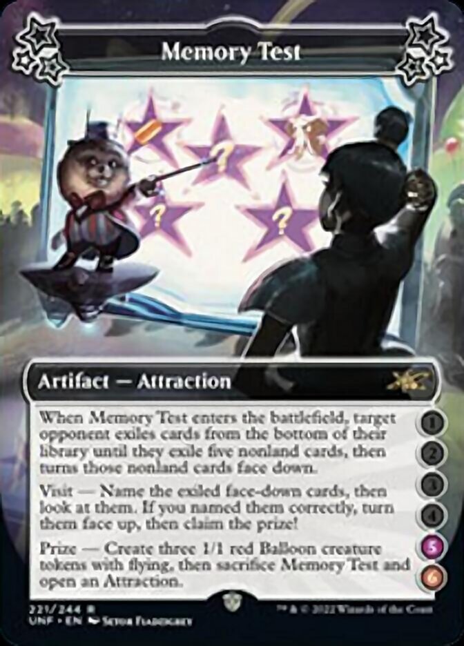 Memory Test (5-6) [Unfinity] - Magic: The Gathering - Card Brawlers | Quebec | Canada |