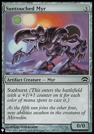 Suntouched Myr [The List] - Magic: The Gathering - Card Brawlers | Quebec | Canada |